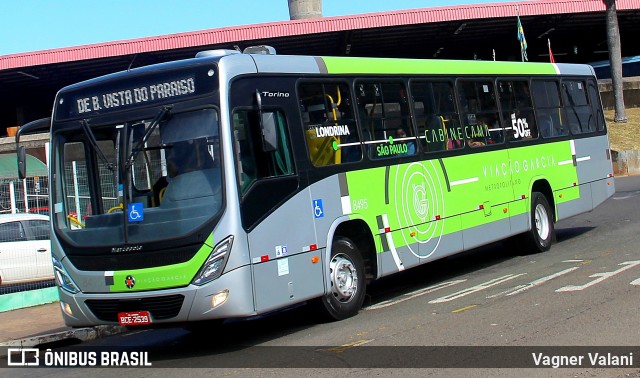 Viação Garcia 8495 na cidade de Londrina, Paraná, Brasil, por Vagner Valani. ID da foto: 8452765.