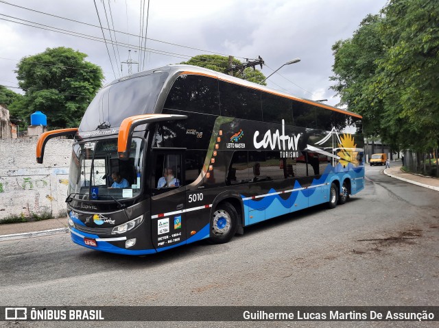 Cantur Turismo 5010 na cidade de São Paulo, São Paulo, Brasil, por Guilherme Lucas Martins De Assunção. Número da foto: #8451680.