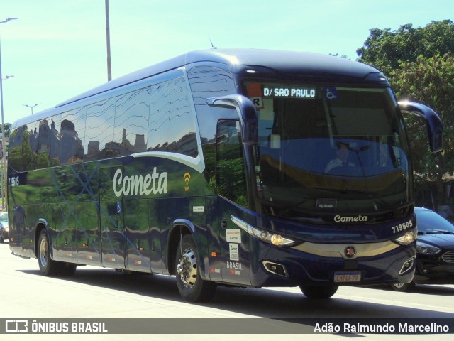 Viação Cometa 719605 na cidade de Belo Horizonte, Minas Gerais, Brasil, por Adão Raimundo Marcelino. Número da foto: #8454720.