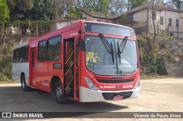 Expresso Unir 14246 na cidade de Pedro Leopoldo, Minas Gerais, Brasil, por Vicente de Paulo Alves. Número da foto: #8452294.
