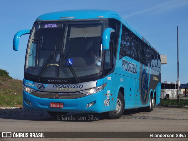 Auto Viação Progresso 6084 na cidade de Natal, Rio Grande do Norte, Brasil, por Elianderson Silva. Número da foto: #8454864.