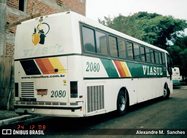 Viasul - Auto Viação Venâncio Aires 2080 na cidade de Francisco Beltrão, Paraná, Brasil, por Alexandre M.  Sanches. ID da foto: 8454797.