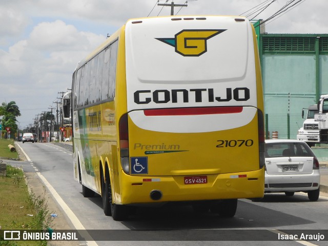 Empresa Gontijo de Transportes 21070 na cidade de Parnamirim, Rio Grande do Norte, Brasil, por Isaac Araujo. ID da foto: 8455387.