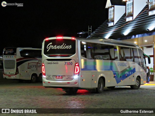 Grandino Transportes 7100 na cidade de Queluz, São Paulo, Brasil, por Guilherme Estevan. ID da foto: 8456220.