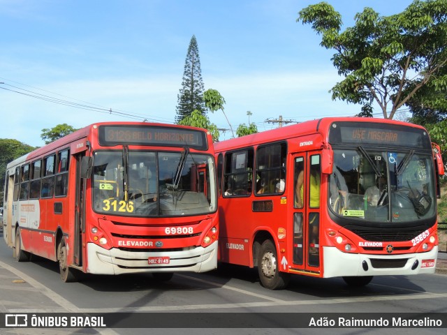 Viação Santa Edwiges 69808 na cidade de Belo Horizonte, Minas Gerais, Brasil, por Adão Raimundo Marcelino. Número da foto: #8458195.