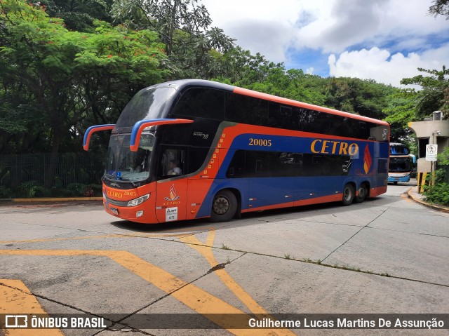 Viação Cetro 20005 na cidade de São Paulo, São Paulo, Brasil, por Guilherme Lucas Martins De Assunção. Número da foto: #8455691.