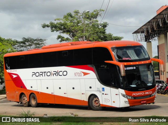 Auto Viação Porto Rico 9700 na cidade de Imperatriz, Maranhão, Brasil, por Ruan Silva Andrade. Número da foto: #8455447.