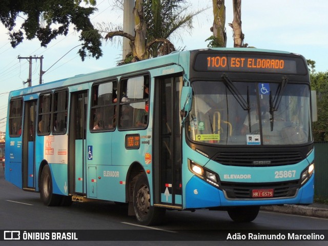 Autotrans > Turilessa 25867 na cidade de Contagem, Minas Gerais, Brasil, por Adão Raimundo Marcelino. ID da foto: 8458149.