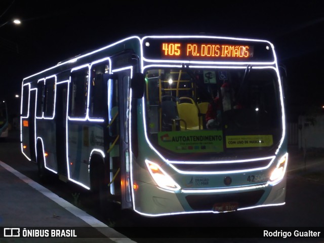 Auto Viação Dragão do Mar 42506 na cidade de Fortaleza, Ceará, Brasil, por Rodrigo Gualter. ID da foto: 8457942.