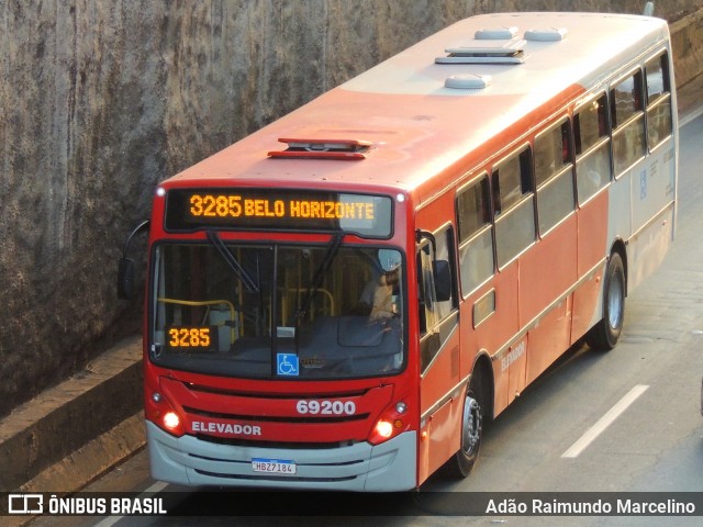 Viação Santa Edwiges 69200 na cidade de Contagem, Minas Gerais, Brasil, por Adão Raimundo Marcelino. Número da foto: #8458184.