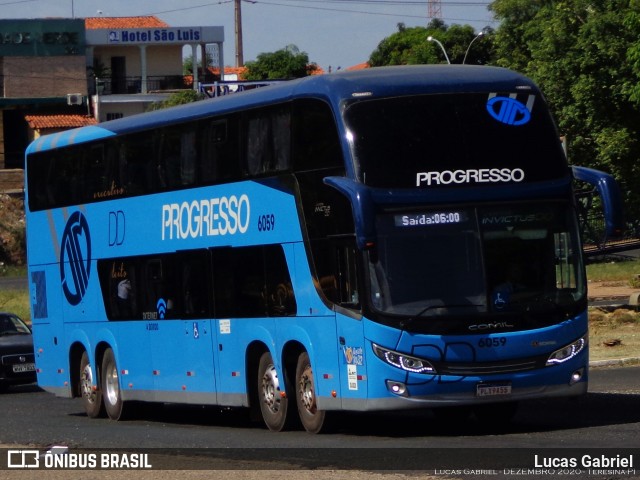 Auto Viação Progresso 6059 na cidade de Teresina, Piauí, Brasil, por Lucas Gabriel. ID da foto: 8457382.