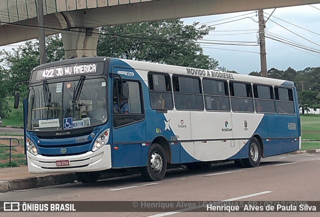 Onicamp Transporte Coletivo 4883 na cidade de Campinas, São Paulo, Brasil, por Henrique Alves de Paula Silva. Número da foto: #8457287.