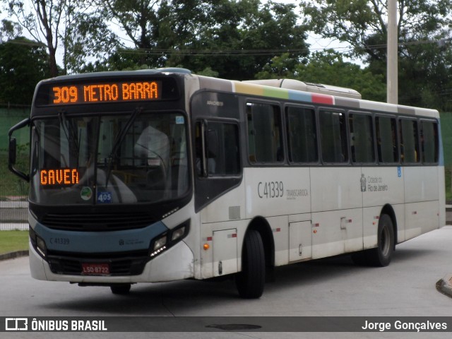 Real Auto Ônibus C41339 na cidade de Rio de Janeiro, Rio de Janeiro, Brasil, por Jorge Gonçalves. Número da foto: #8454935.
