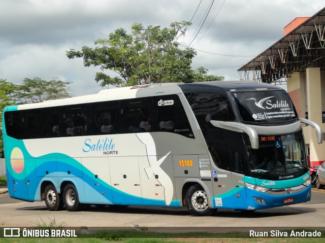 Expresso Satélite Norte 15100 na cidade de Imperatriz, Maranhão, Brasil, por Ruan Silva Andrade. ID da foto: 8455452.