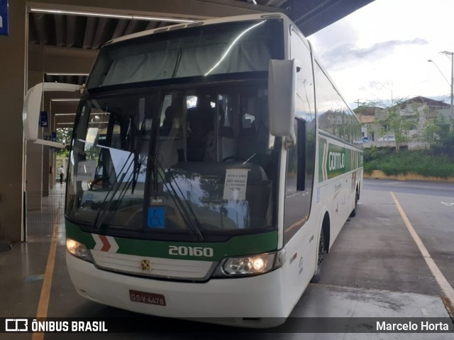 Empresa Gontijo de Transportes 20160 na cidade de Ribeirão Preto, São Paulo, Brasil, por Marcelo Horta. ID da foto: 8455080.