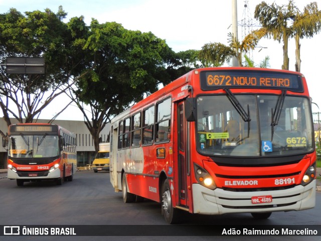 Viação Novo Retiro 88191 na cidade de Contagem, Minas Gerais, Brasil, por Adão Raimundo Marcelino. ID da foto: 8458208.