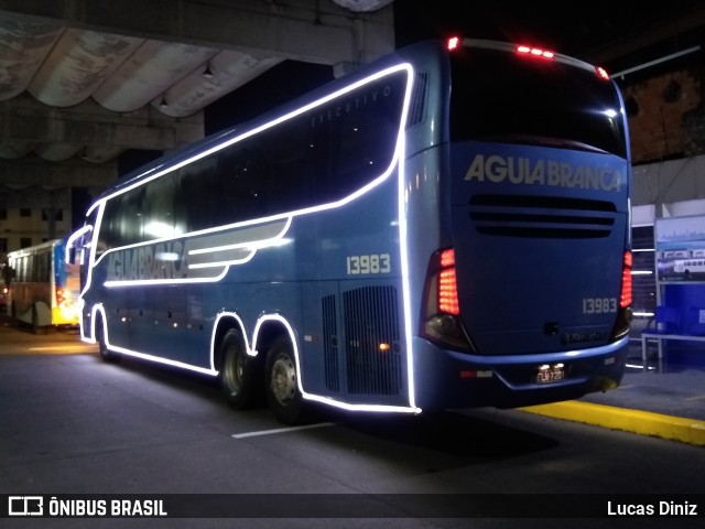 Viação Águia Branca 13983 na cidade de Nilópolis, Rio de Janeiro, Brasil, por Lucas Diniz. ID da foto: 8460482.