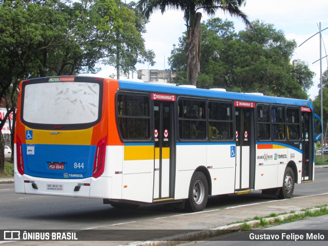 Transcol - Transportes Coletivos Ltda. 844 na cidade de Recife, Pernambuco, Brasil, por Gustavo Felipe Melo. Número da foto: #8458409.