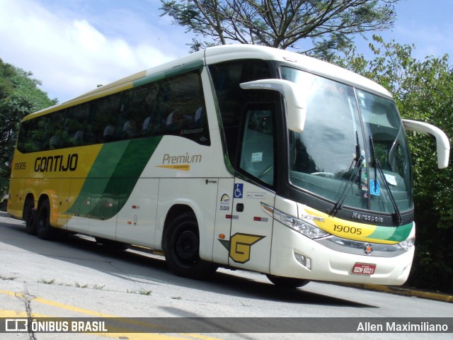 Empresa Gontijo de Transportes 19005 na cidade de São Paulo, São Paulo, Brasil, por Allen Maximiliano. ID da foto: 8459747.