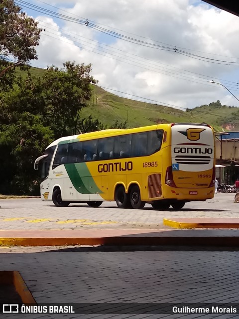 Empresa Gontijo de Transportes 18985 na cidade de Coronel Fabriciano, Minas Gerais, Brasil, por Guilherme Morais. ID da foto: 8458673.