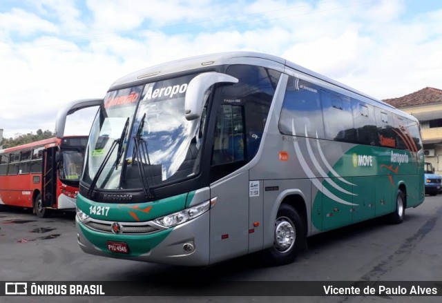 Expresso Unir 14217 na cidade de Pedro Leopoldo, Minas Gerais, Brasil, por Vicente de Paulo Alves. ID da foto: 8460216.