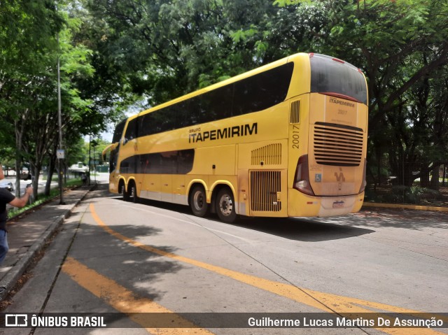 Viação Itapemirim 20017 na cidade de São Paulo, São Paulo, Brasil, por Guilherme Lucas Martins De Assunção. ID da foto: 8461115.