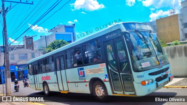 SOGIL - Sociedade de Ônibus Gigante Ltda. 5082 na cidade de Gravataí, Rio Grande do Sul, Brasil, por Elizeu Oliveira. Número da foto: #8460823.