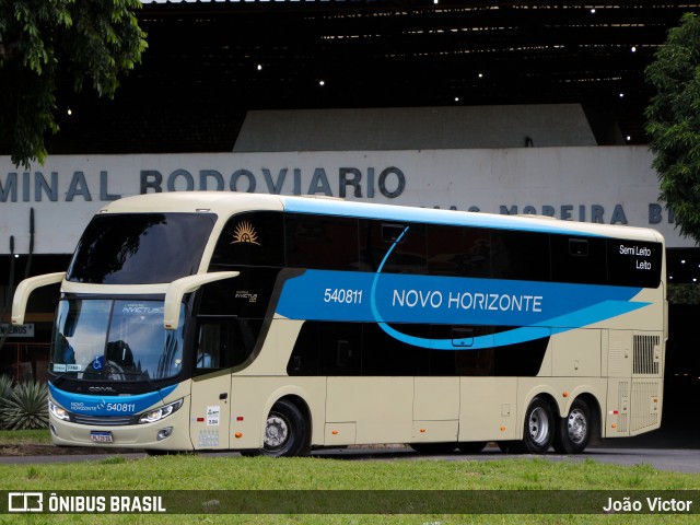 Viação Novo Horizonte 540811 na cidade de Anápolis, Goiás, Brasil, por João Victor. ID da foto: 8461102.