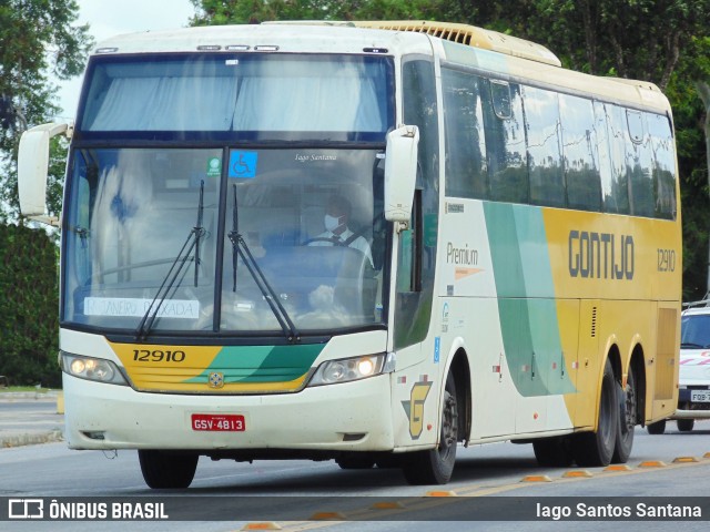 Empresa Gontijo de Transportes 12910 na cidade de Eunápolis, Bahia, Brasil, por Iago Santos Santana. ID da foto: 8459464.