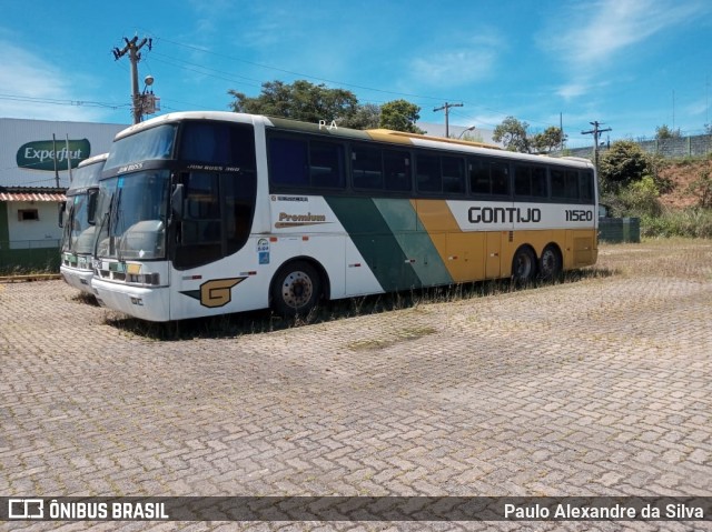 Empresa Gontijo de Transportes 11520 na cidade de Contagem, Minas Gerais, Brasil, por Paulo Alexandre da Silva. ID da foto: 8460595.