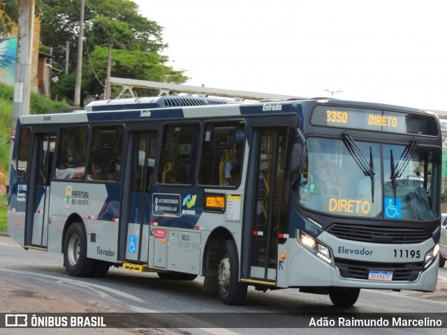 Viação Jardins 11195 na cidade de Belo Horizonte, Minas Gerais, Brasil, por Adão Raimundo Marcelino. Número da foto: #8464229.