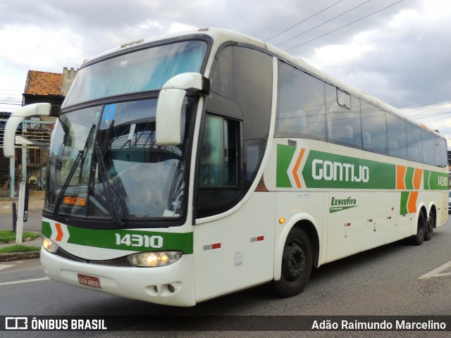 Empresa Gontijo de Transportes 14310 na cidade de Belo Horizonte, Minas Gerais, Brasil, por Adão Raimundo Marcelino. Número da foto: #8464361.