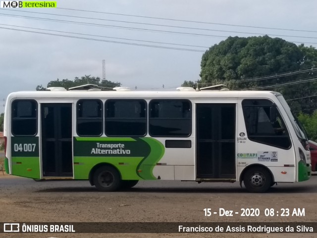 Transporte Alternativo de Teresina 04007 na cidade de Teresina, Piauí, Brasil, por Francisco de Assis Rodrigues da Silva. ID da foto: 8461894.