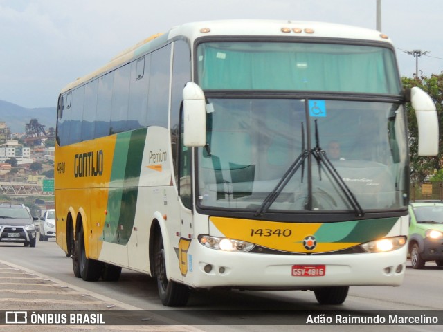 Empresa Gontijo de Transportes 14340 na cidade de Belo Horizonte, Minas Gerais, Brasil, por Adão Raimundo Marcelino. ID da foto: 8464376.