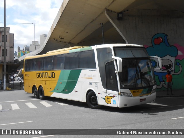 Empresa Gontijo de Transportes 11810 na cidade de Belo Horizonte, Minas Gerais, Brasil, por Gabriel Nascimento dos Santos. ID da foto: 8461685.