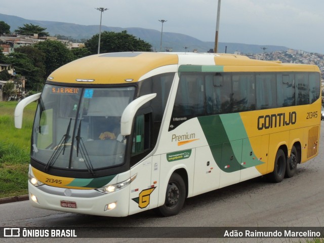 Empresa Gontijo de Transportes 21345 na cidade de Belo Horizonte, Minas Gerais, Brasil, por Adão Raimundo Marcelino. Número da foto: #8464366.
