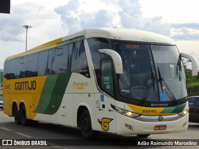 Empresa Gontijo de Transportes 18845 na cidade de Belo Horizonte, Minas Gerais, Brasil, por Adão Raimundo Marcelino. ID da foto: 8466699.