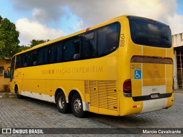 Viação Itapemirim 8861 na cidade de Fortaleza, Ceará, Brasil, por Marcio Cavalcante. Número da foto: #8464537.