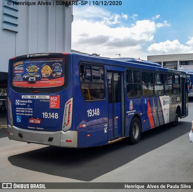 Transportes Capellini 19.148 na cidade de Sumaré, São Paulo, Brasil, por Henrique Alves de Paula Silva. Número da foto: #8465910.