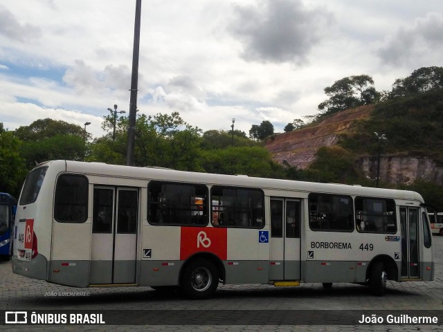 Borborema Imperial Transportes 449 na cidade de Recife, Pernambuco, Brasil, por João Guilherme. ID da foto: 8465389.