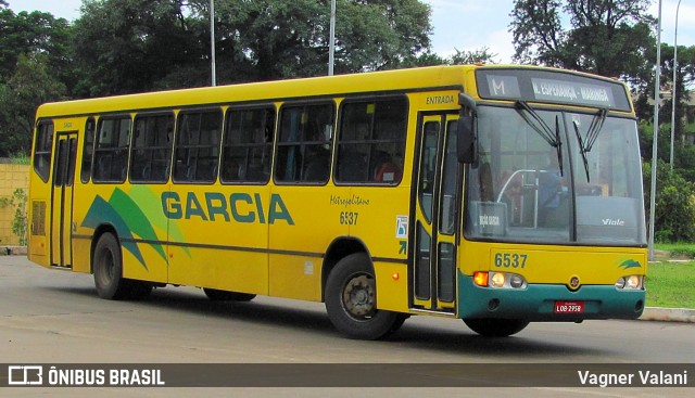 Viação Garcia 6537 na cidade de Maringá, Paraná, Brasil, por Vagner Valani. ID da foto: 8465985.