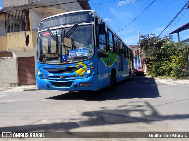 Viação Praia Sol 12115 na cidade de Vila Velha, Espírito Santo, Brasil, por Guilherme Morais. Número da foto: #8465858.