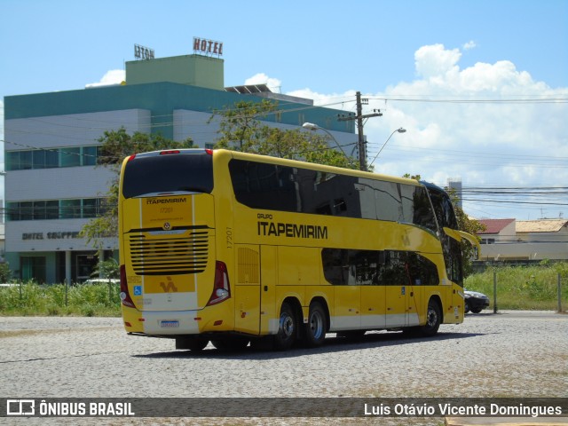 Viação Itapemirim 17201 na cidade de Campos dos Goytacazes, Rio de Janeiro, Brasil, por Luis Otávio Vicente Domingues. ID da foto: 8466319.