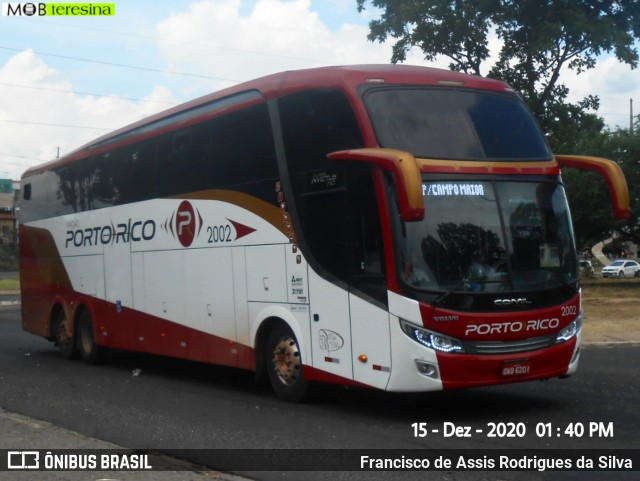 Auto Viação Porto Rico 2002 na cidade de Teresina, Piauí, Brasil, por Francisco de Assis Rodrigues da Silva. Número da foto: #8466076.