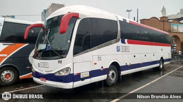 Breda Transportes e Serviços 1712 na cidade de Aparecida, São Paulo, Brasil, por Nilson Brandão Alves. ID da foto: 8466472.