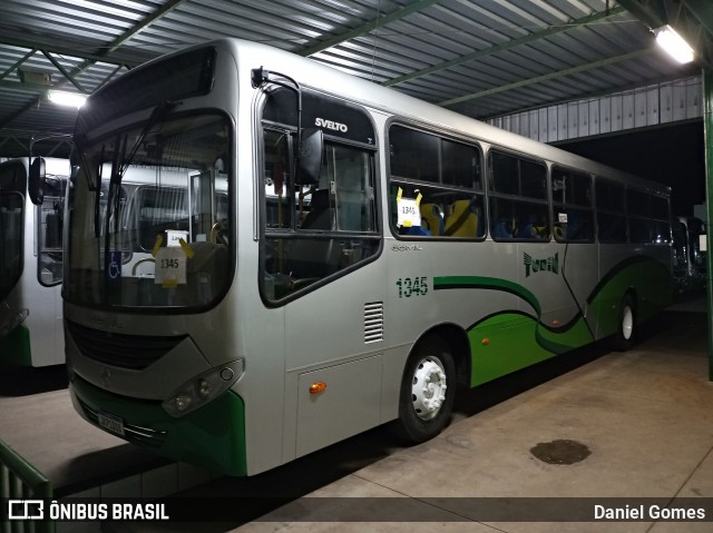 Turin Transportes 1345 na cidade de Ouro Branco, Minas Gerais, Brasil, por Daniel Gomes. Número da foto: #8466217.