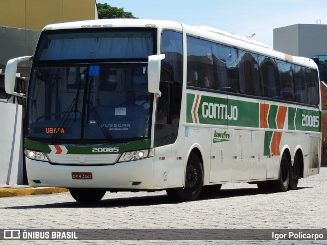 Empresa Gontijo de Transportes 20085 na cidade de Divinópolis, Minas Gerais, Brasil, por Igor Policarpo. ID da foto: 8466487.