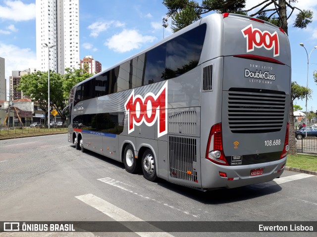 Auto Viação 1001 108.688 na cidade de Curitiba, Paraná, Brasil, por Ewerton Lisboa. ID da foto: 8466613.