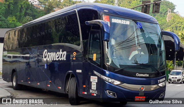 Viação Cometa 719550 na cidade de Santos, São Paulo, Brasil, por Guilherme Silva. Número da foto: #8468005.