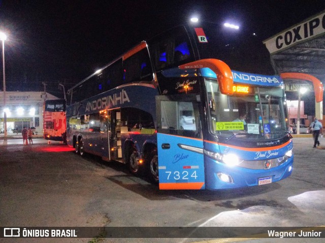Empresa de Transportes Andorinha 7324 na cidade de Cuiabá, Mato Grosso, Brasil, por Wagner Junior. Número da foto: #8468716.